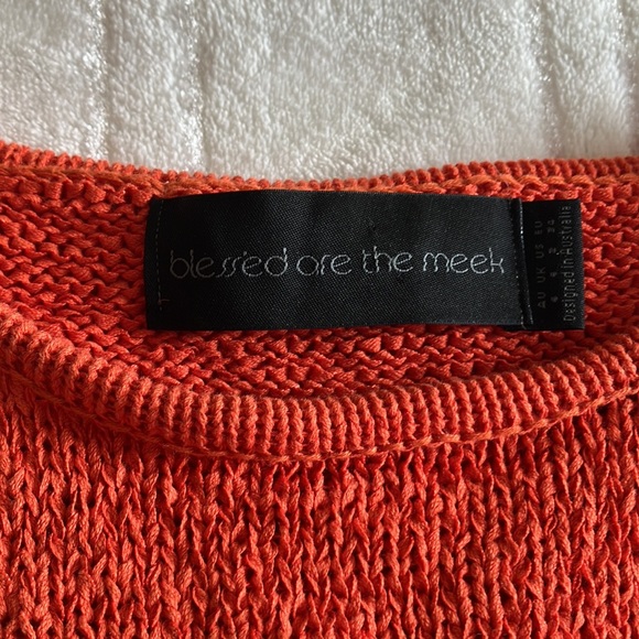 Orange fringe top - Picture 3 of 5